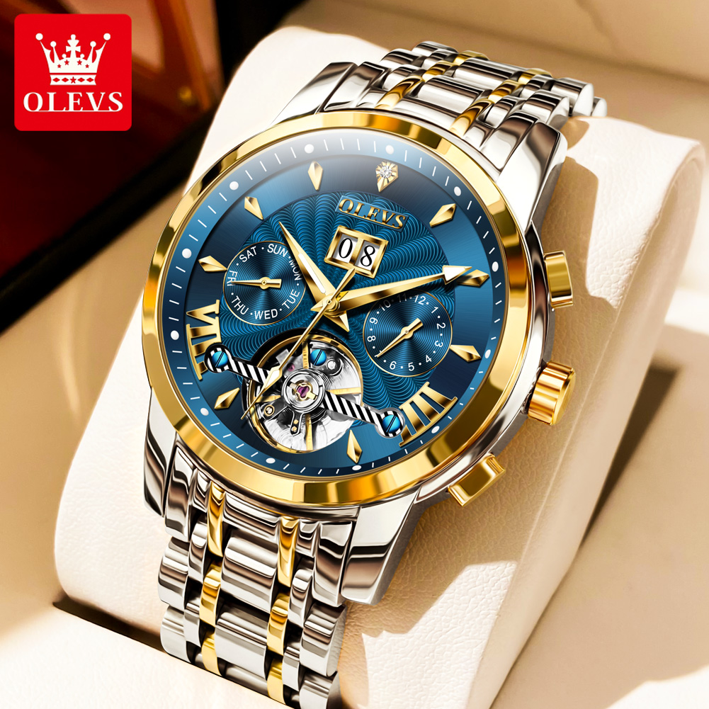 Rolex Watch Datejust - OLEVS 9965 Orologio da uomo Classico