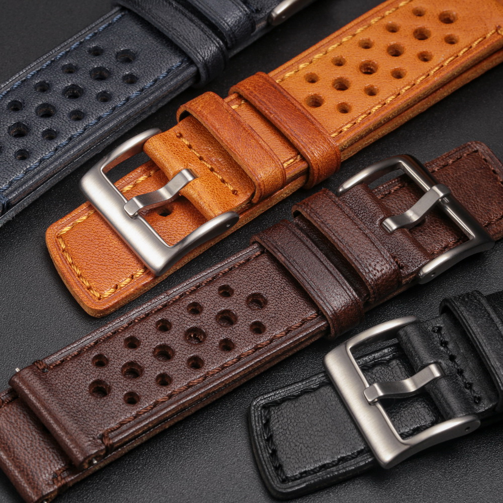 Leather Strap Quick Release - Hemsut Cinturino per orologio in pelle