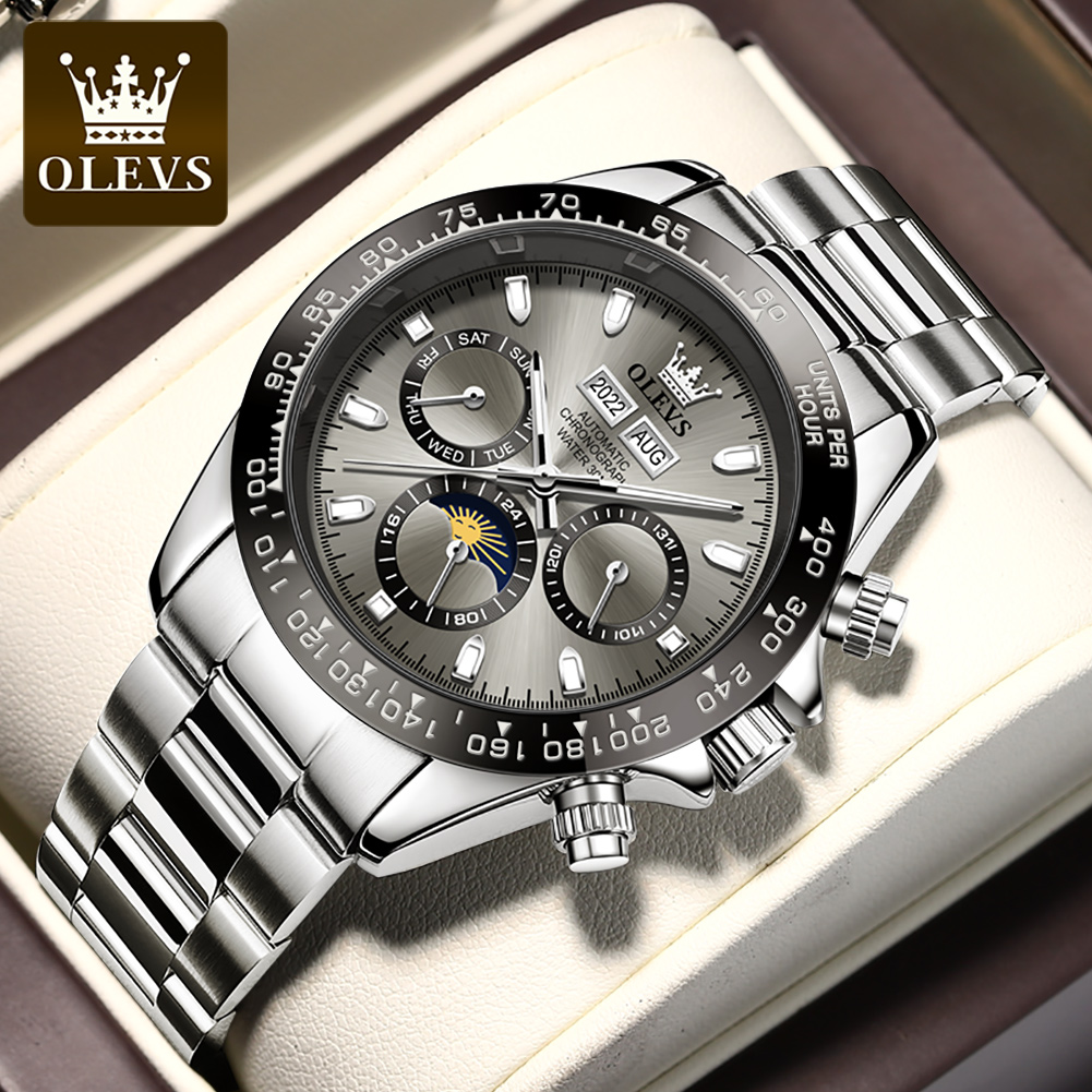 OLEVS 6654 Orologio da uomo di - Rolex Watch Datejust recensione e prezzo