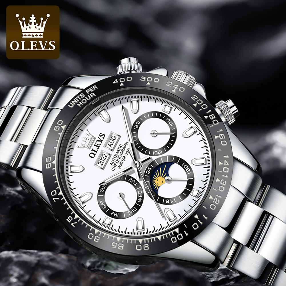 OLEVS 6654 Orologio da uomo di - Rolex Watch Datejust recensione e prezzo