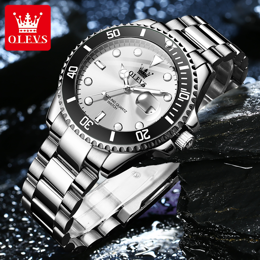 OLEVS 5885 Orologio da uomo d' - Rolex Watch Datejust recensione e prezzo