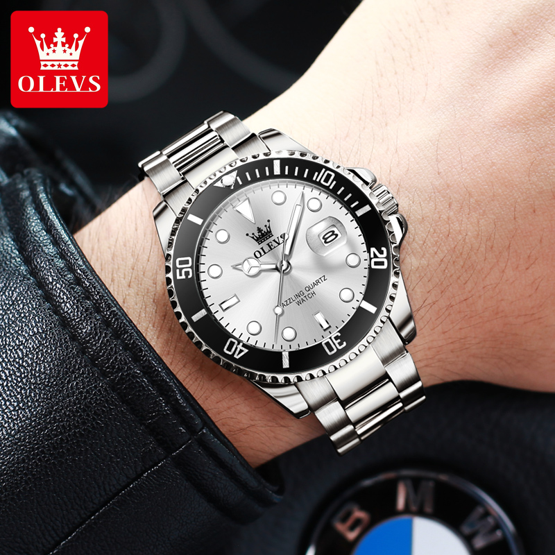OLEVS 5885 Orologio da uomo d' - Rolex Watch Datejust recensione e prezzo