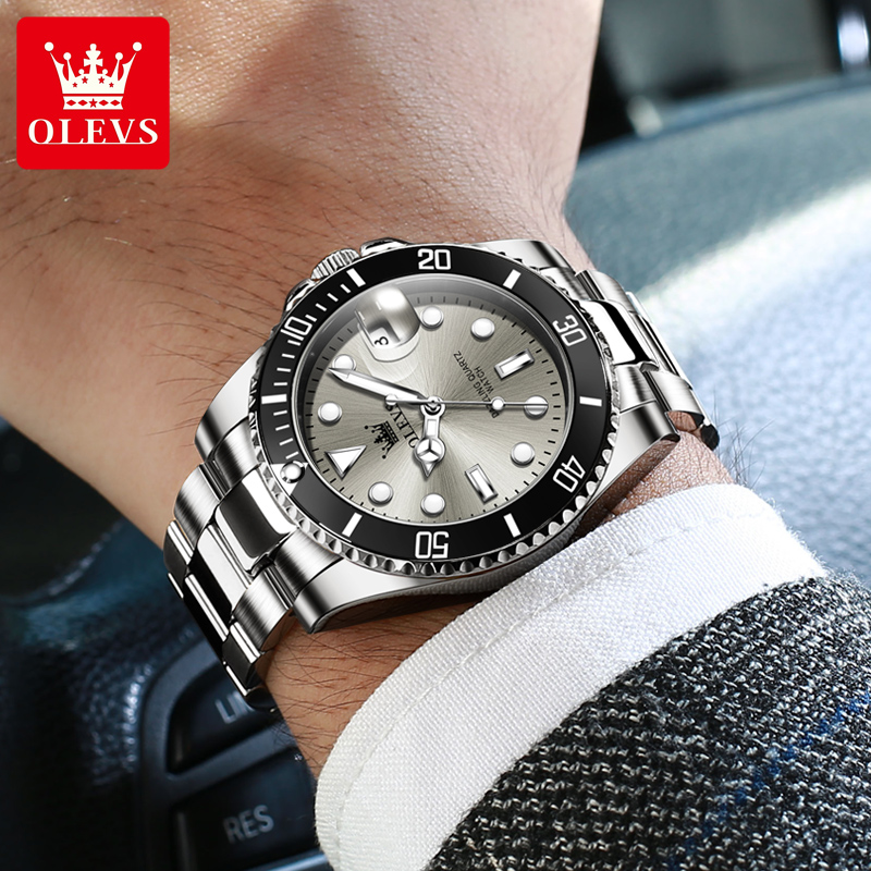 OLEVS 5885 Orologio da uomo d' - Rolex Watch Datejust recensione e prezzo