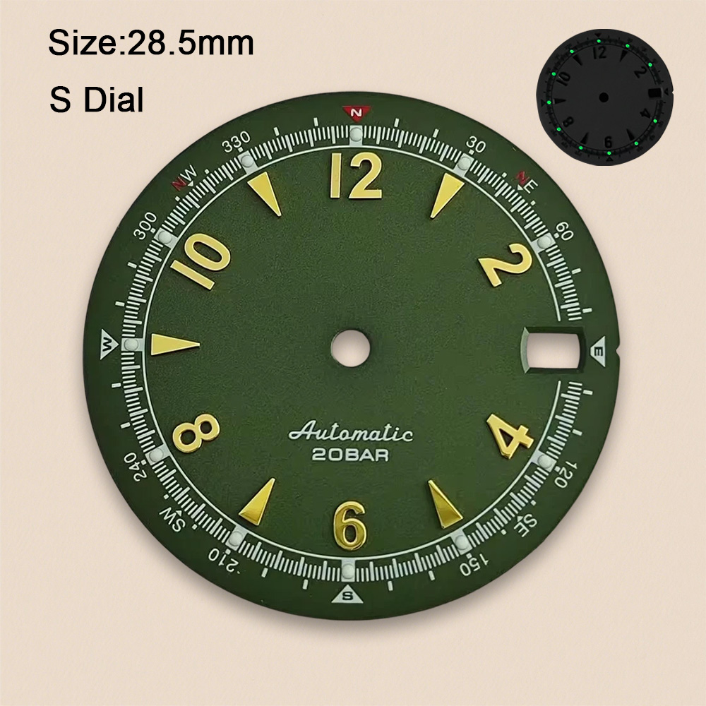 Nh35 quadrante S logo 28,5 mm  - Seiko Watch 5 Sports recensione e prezzo